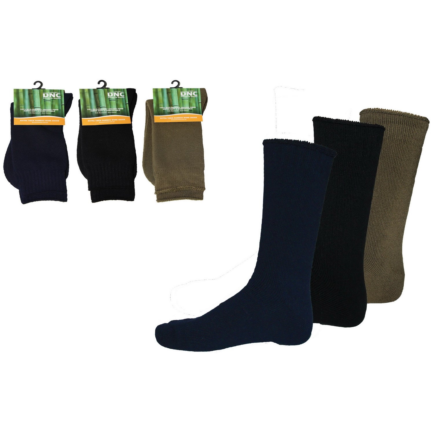 Australian Made Extra Thick Bamboo Socks - 3 Pack - Bamboo Australia