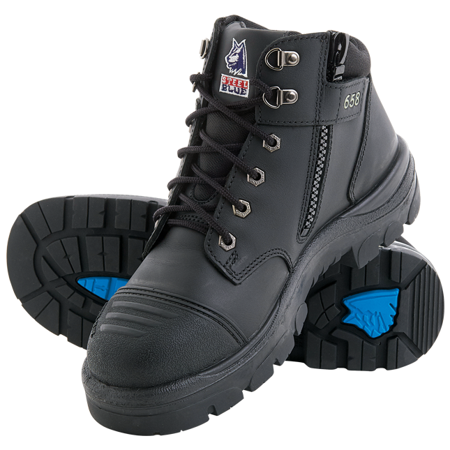 Steel Blue 312658 Parkes L/U Zip Scuff Safety BootSteel BlueSteel Blue 312658 Parkes