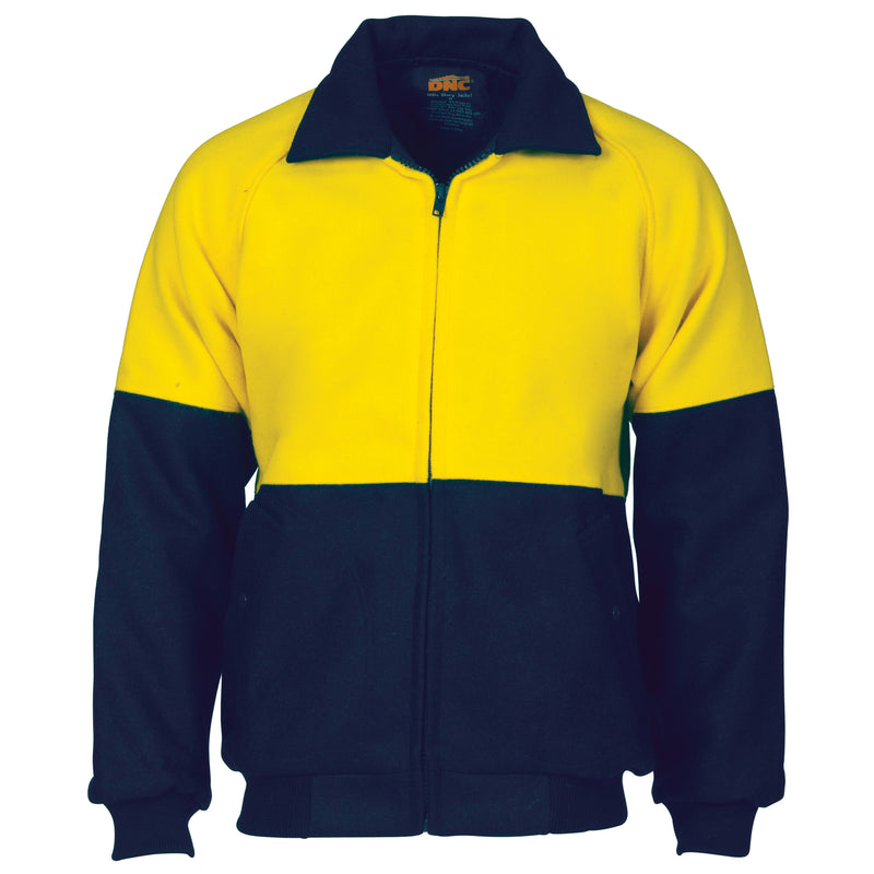 HiVis Two Tone Bluey Bomber Jacket - 3869DNCTone Bluey Bomber Jacket - 3869