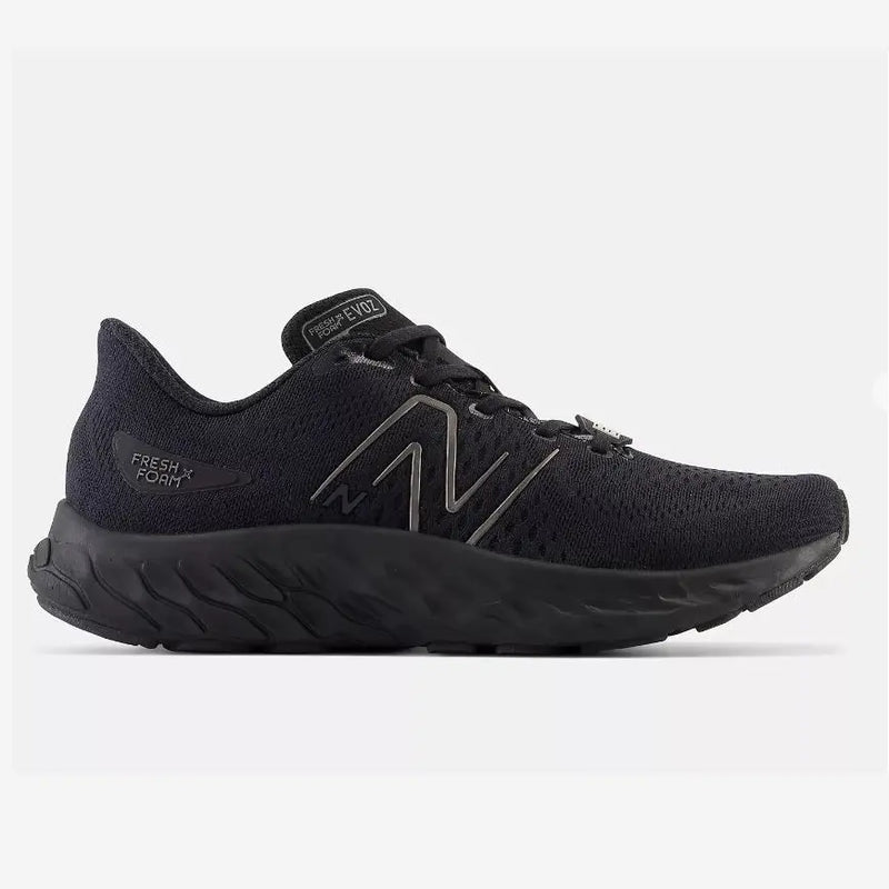 New Balance WEVOZSR3 Women's Evoz v3 SR running shoe, black, Fresh Foam X midsole, engineered mesh upper.