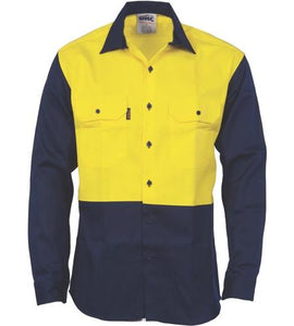 Patron Saint Flame Retardant Two Tone Drill Shirt - L/S 3406